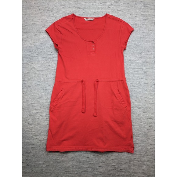 Woolrich Casual Dress Pockets Drawstring Waist Red Size M outdoors hiking sporty - Picture 1 of 9